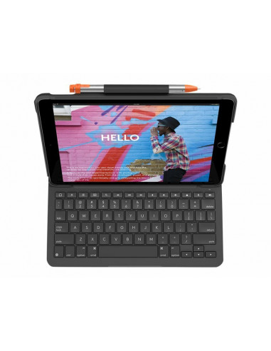 Logitech Slim Folio - teclado e pasta... Logitech Slim Folio - teclado e pasta...