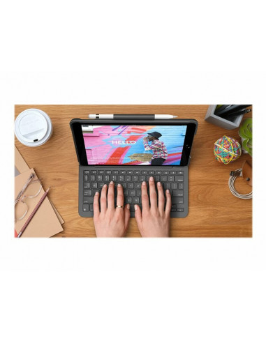 Logitech Slim Folio - teclado e pasta... Logitech Slim Folio - teclado e pasta...