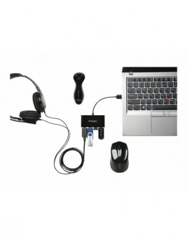 Kensington - hub - 4 portas - K39120EU Kensington - hub - 4 portas - K39120EU