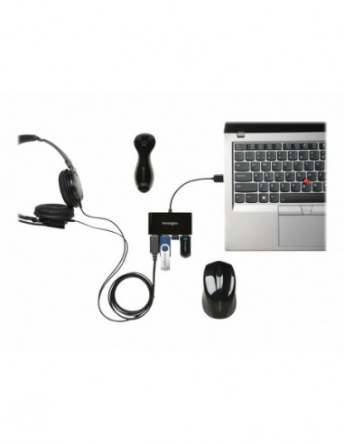 Kensington - hub - 4 portas - K39120EU Kensington - hub - 4 portas - K39120EU