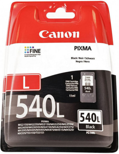 Canon PG-540L Black L Ink Cartridge Canon PG-540L Black L Ink Cartridge