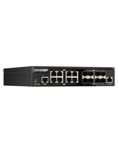 Switch QNAP QSW-M3216R-8S8T 16 Portas...