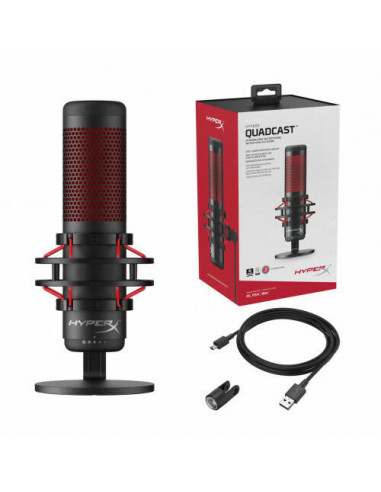 Hyperx Quadcast Micrófono de... Hyperx Quadcast Micrófono de...