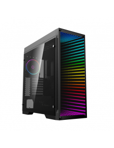 GABINETE GAMER GAMEMAX INFINITY ABYSS RGB MID TOWER VIDRO TEMPERADO BLACK -  M908-TR