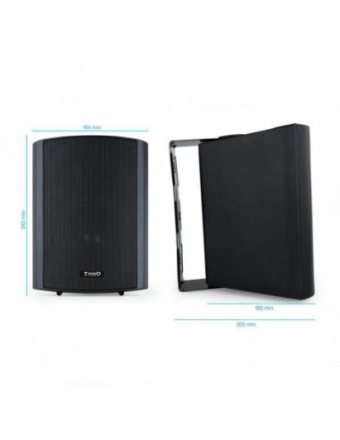 Colunas Tooq TQOWS-01B: 2x30W,... Colunas Tooq TQOWS-01B: 2x30W,...