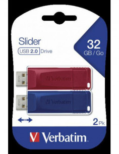 Memórias USB - SLIDER BI-PACK