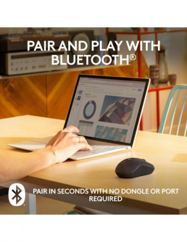 Rato Logitech M240 Silent, Bluetooth,...