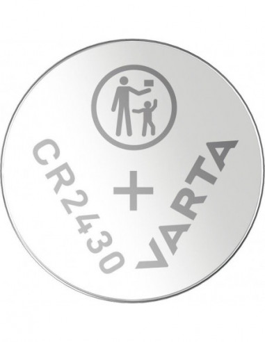 Pilha de Botão Varta CR2430 de Lítio 3V Pilha de Botão Varta CR2430 de Lítio 3V