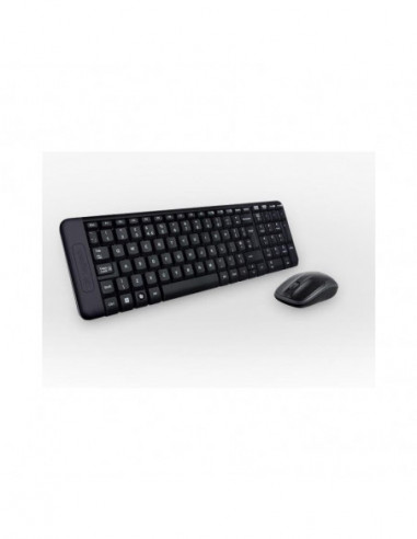 Teclado Logitech MK220 Wireless, Rato...