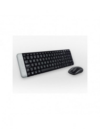 Teclado Logitech MK220 Wireless, Rato...