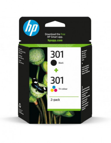 Cartucho de Tinta HP 301 Multipack...