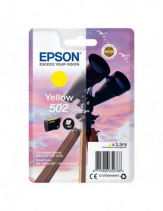 Tinteiro Epson 502 Amarelo...