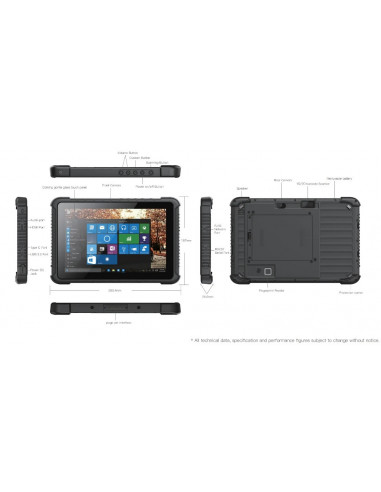 Tablet INSYS EM4-I16J 10.1p Rugged,... Tablet INSYS EM4-I16J 10.1p Rugged,...