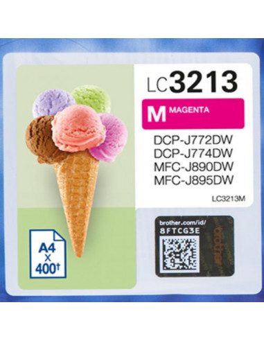 Tinteiro Brother LC-3213M Magenta...