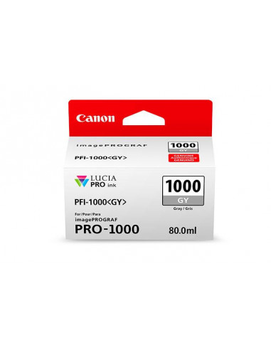 Tinta Original canon Pfi-1000gy Gris...
