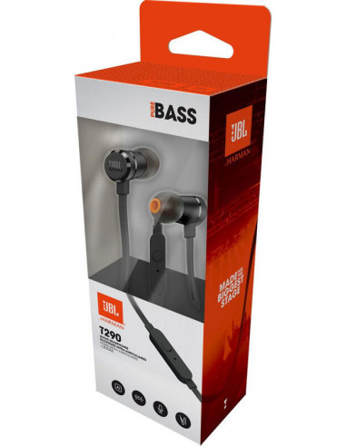 Auriculares JBL IE T290 Preto Auriculares JBL IE T290 Preto