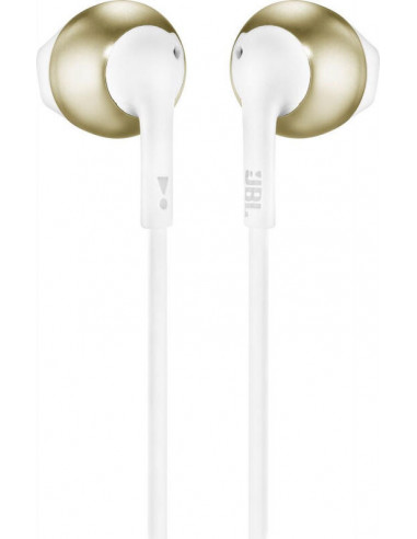 Auscultadores JBL T 205 Dourado