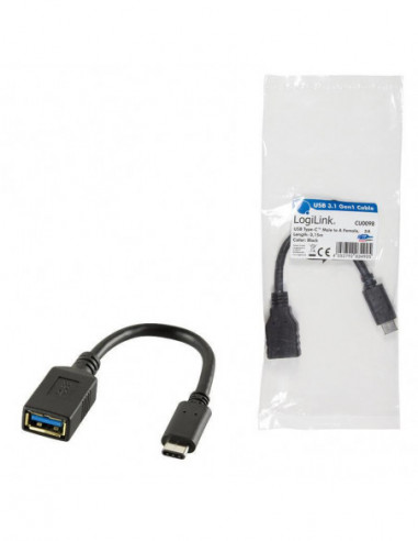 Adaptador LOGILINK USB-C para USB-A,...