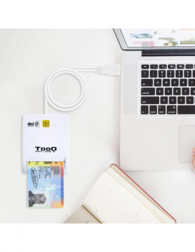 Tooq Lector de Dnie Usb - Blanco