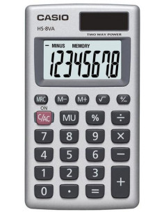 Calculadora Casio Bolso -HS8VA