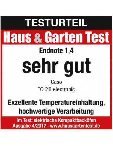 CASO - Mini Forno TO 26 CASO - Mini Forno TO 26