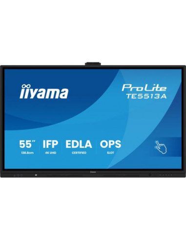 Ecrã Interativo Iiyama TE5513A-B1AG:...