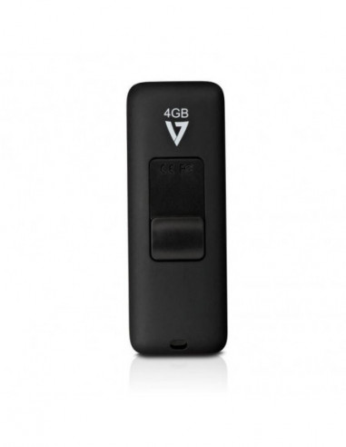 Pen Drive V7 USB 2.0, 4GB, Preto,... Pen Drive V7 USB 2.0, 4GB, Preto,...