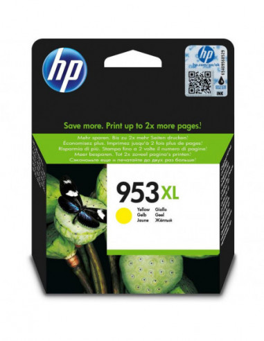 Hp Tinteiro Alto Rendimento Amarelo...