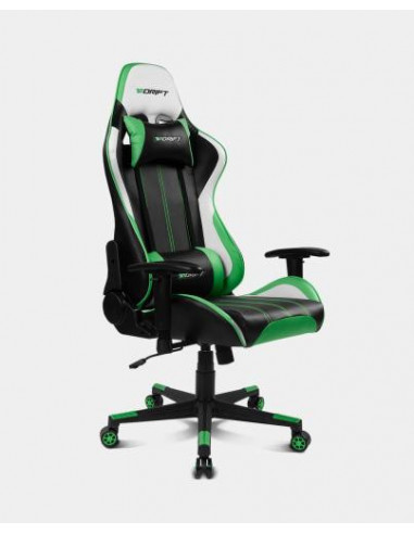 Cadeira Gaming Drift DR175 Verde:... Cadeira Gaming Drift DR175 Verde:...