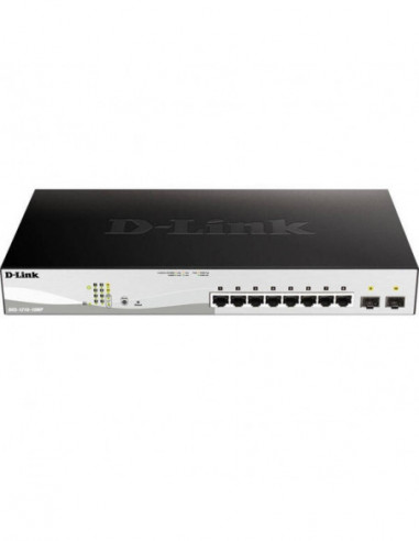 Switch D-Link DGS-1210-10MP 10 Portas...