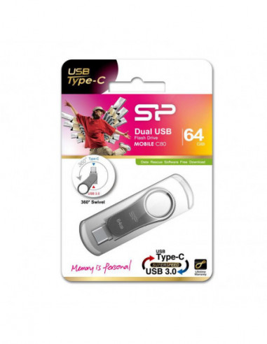 Pen Drive Silicon Power C80 64GB USB... Pen Drive Silicon Power C80 64GB USB...
