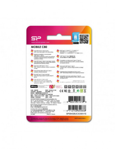 Pen Drive Silicon Power C80 64GB USB... Pen Drive Silicon Power C80 64GB USB...