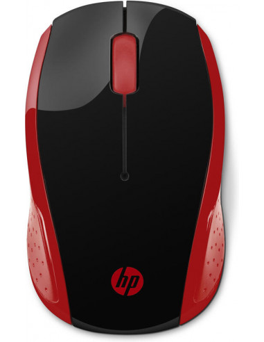 HP Ratón inalámbrico 200 (Rojo imperial)