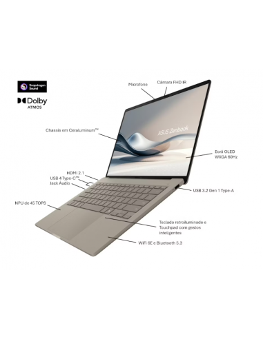 Portátil Asus 14p ZenBook A14... Portátil Asus 14p ZenBook A14...