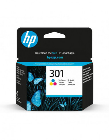 Tinta Original Hp 301 Tricolor Ch562ee