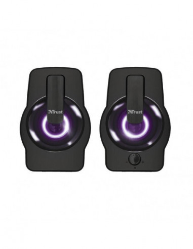 Colunas Trust Gemi RGB 2.0 - 12W,...