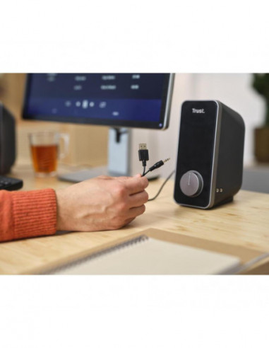 Colunas 2.0 Trust Arys 14W RMS -...