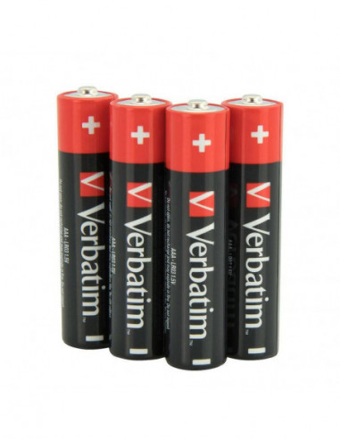 Pilhas Alcalinas Verbatim AAA LR03 -...
