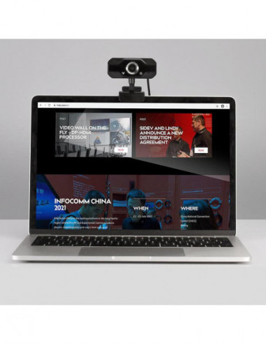 Câmara Web Lindy Full HD 1080p com... Câmara Web Lindy Full HD 1080p com...