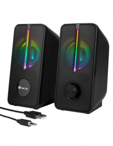 Colunas NGS Gaming GSX-150, 12W, 2.0,...