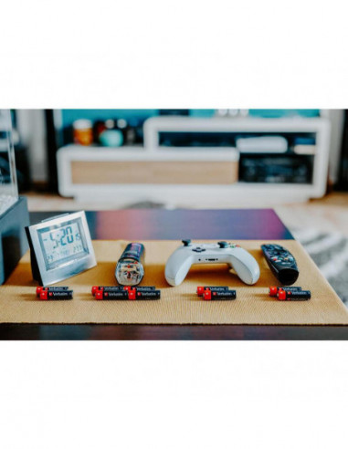 Pilhas AA Alcalinas Verbatim, Pacote... Pilhas AA Alcalinas Verbatim, Pacote...