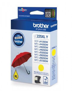 Tinteiro BROTHER LC225XLYBP...