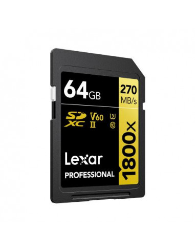 Cartão SDXC Lexar 1800x 64 GB UHS-II:... Cartão SDXC Lexar 1800x 64 GB UHS-II:...
