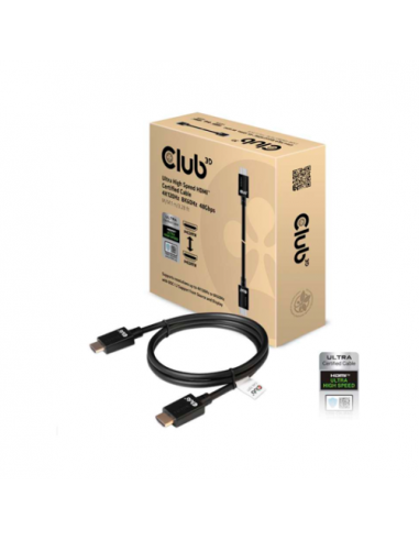 Cabo HDMI CLUB3D CAC-1371 - 1m,... Cabo HDMI CLUB3D CAC-1371 - 1m,...