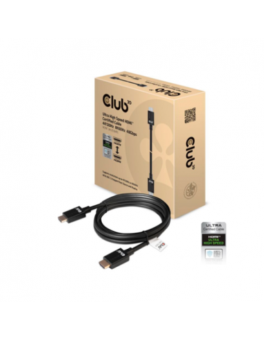 Cabo HDMI Certificado Club3D 3m: Cabo... Cabo HDMI Certificado Club3D 3m: Cabo...
