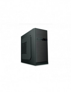 CAIXA MINITOWER BLACK mATX,...