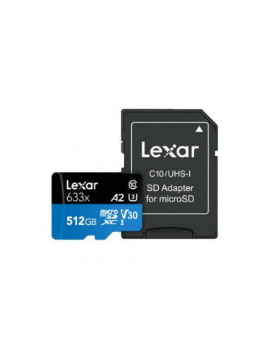 Lexar 633x 512 GB MicroSDXC UHS-I...