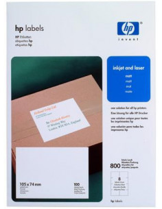 HP Labels 105 x 74 mm (8...