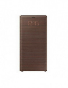 LED View Cover Note 9 Brown