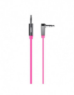 Cable 3.5MM Audio Angle 3 Rosa